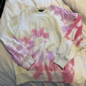 Forever 21 Tie Dye Crewneck Sweater
